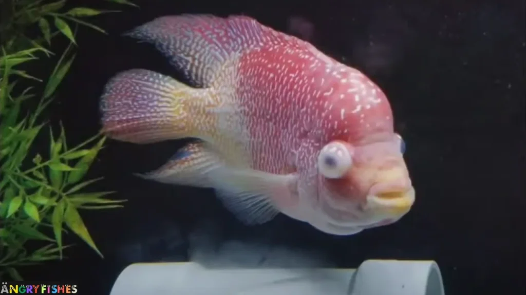 Flowerhorn eye bulged like pop