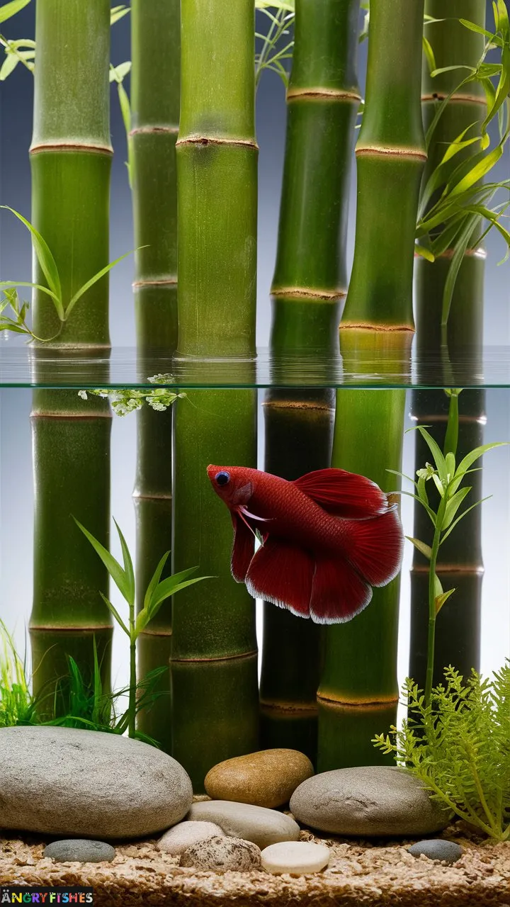 bamboo betta fish tank