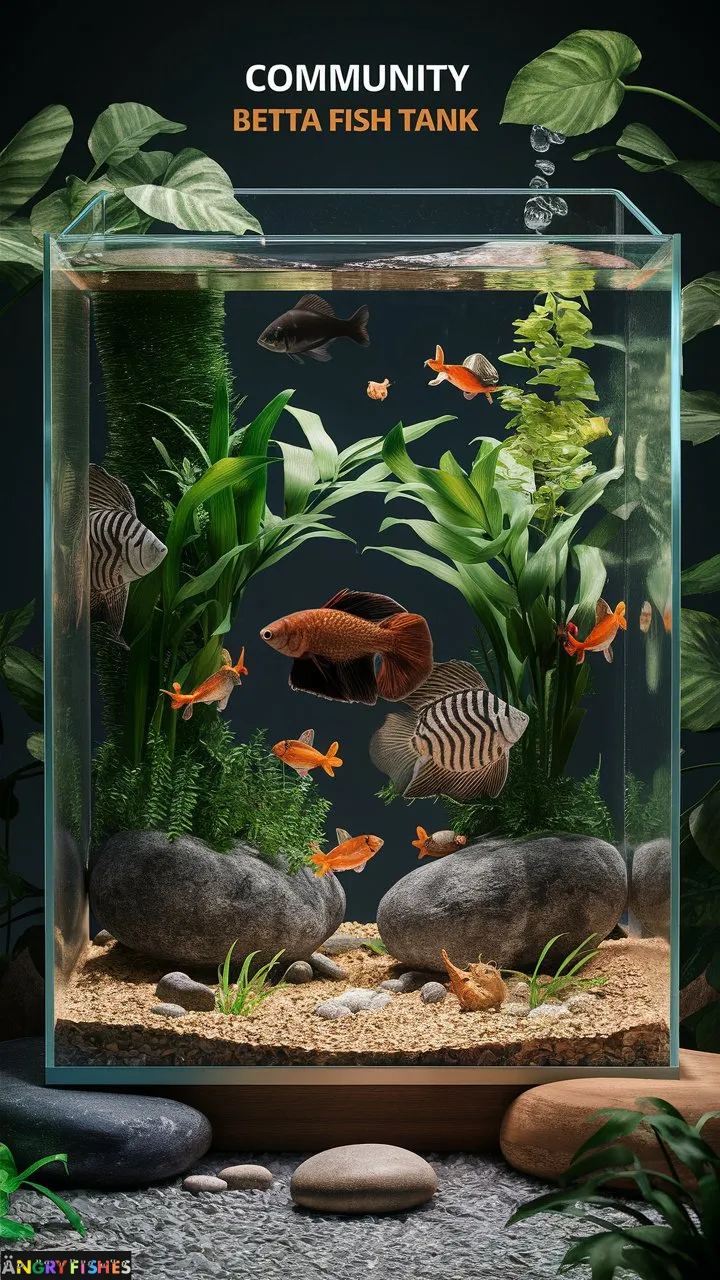 community or sorority tank for betta fish