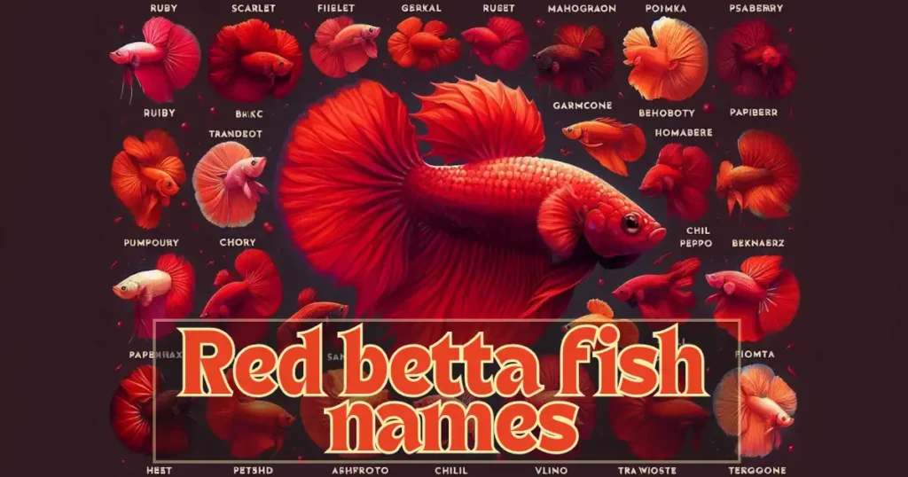 red betta fish names