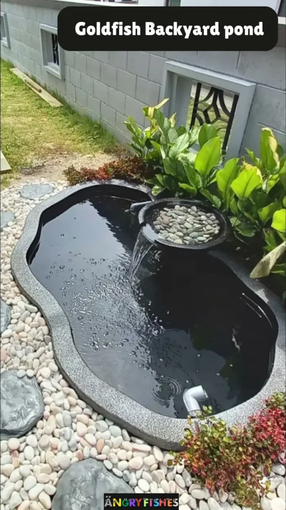 Decorative Dig Goldfish pond with waterfall