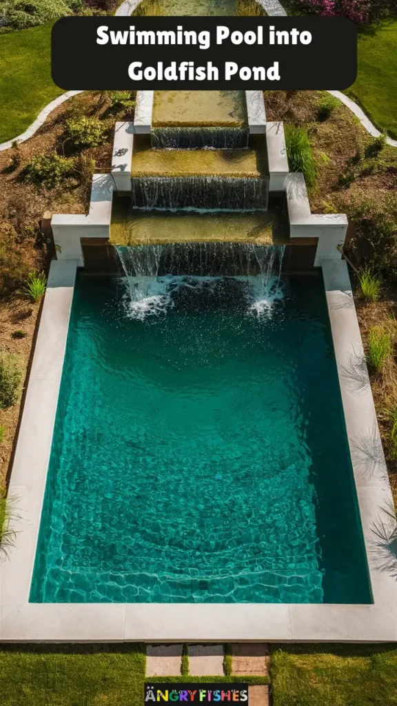 swimming pool - goldfish pond for backyard